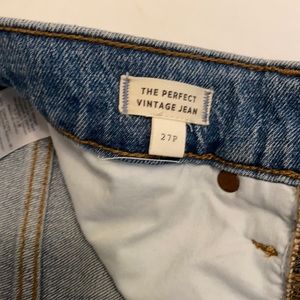 Madewell perfect vintage jean 27p